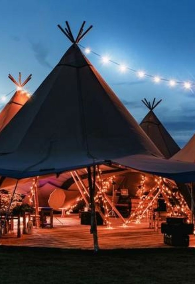 Tipi Wedding Venue in Kettering, Elms Meadow
