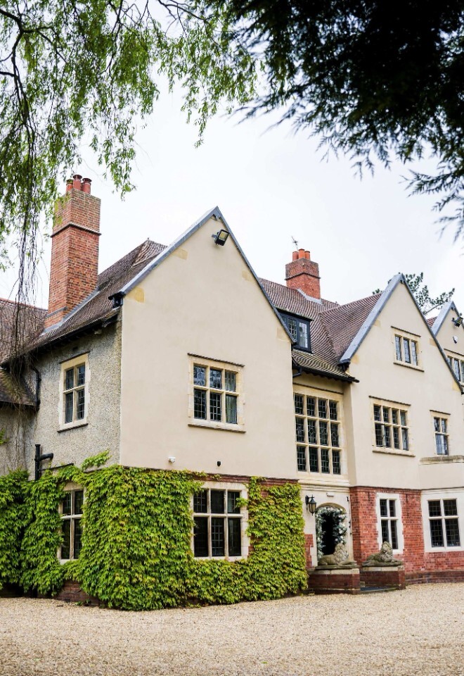 The house at a Northamptonshire country wedding venue 