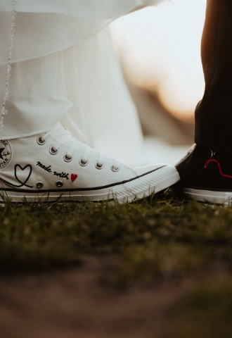 Wedding couple at The Elephant Hotel - a wedding venue in Berkshire