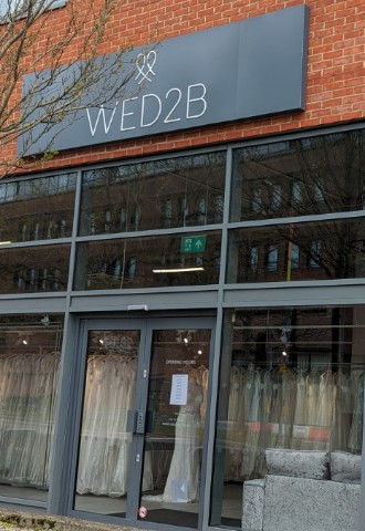 wed2b Camberley shop front