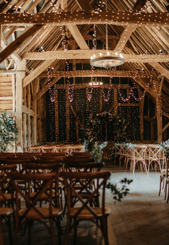 400 year old Hampshire Threshing Barn at Silchester Farm 