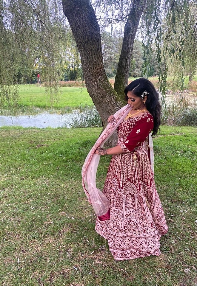 Beautiful bride in Lehenga