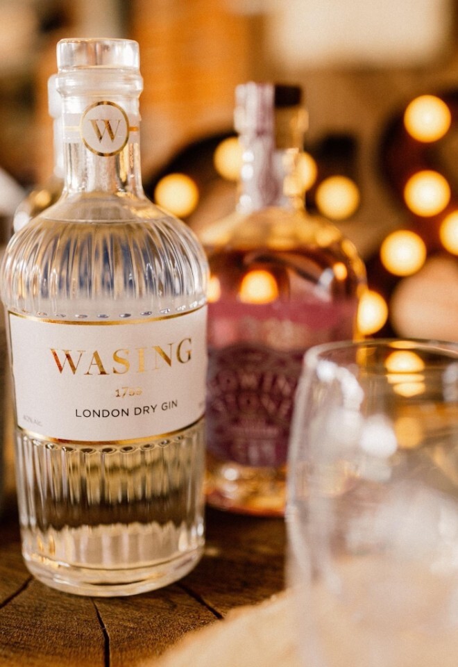 Wasing Gin at Wasing Park Wedding Venue Berkshire