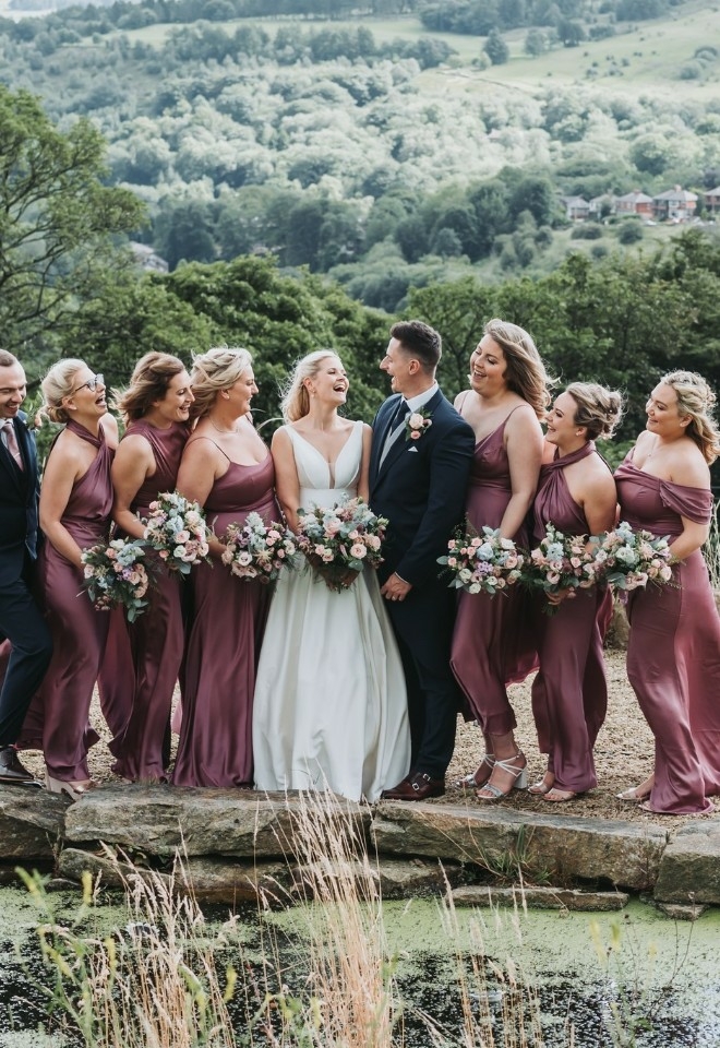 Stables Wedding Farm, Oldham with stunning views