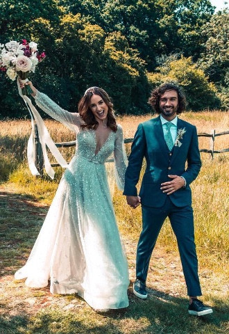 High Billinghurst Farm Surrey Barn Wedding Joe Wicks wedding