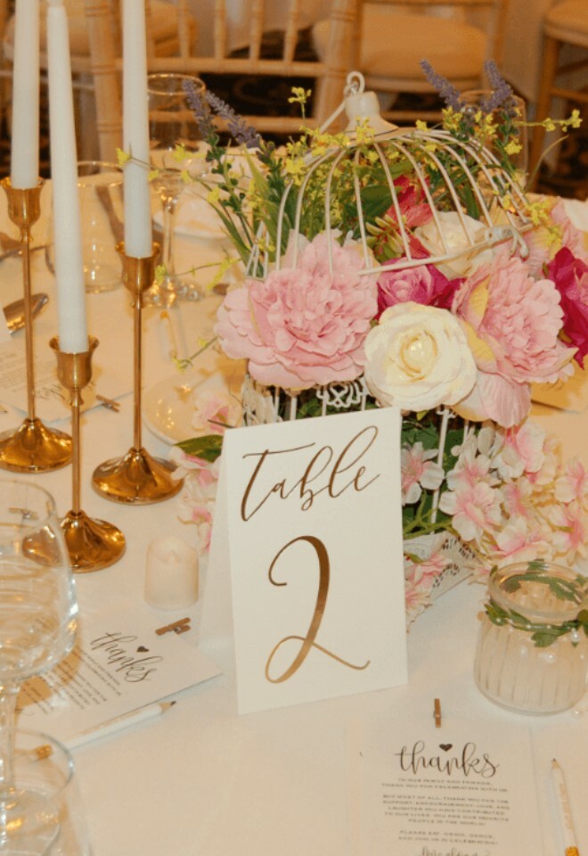 Wedding Breakfast Layout. Pick from one of The Royal Baths bespoke wedding package and we will help you curate your perfectly tailored dining space. 