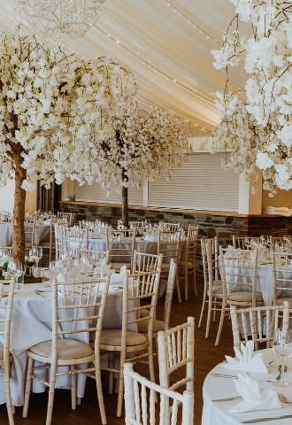 Pavilion reception room Tredudwell Manor 
