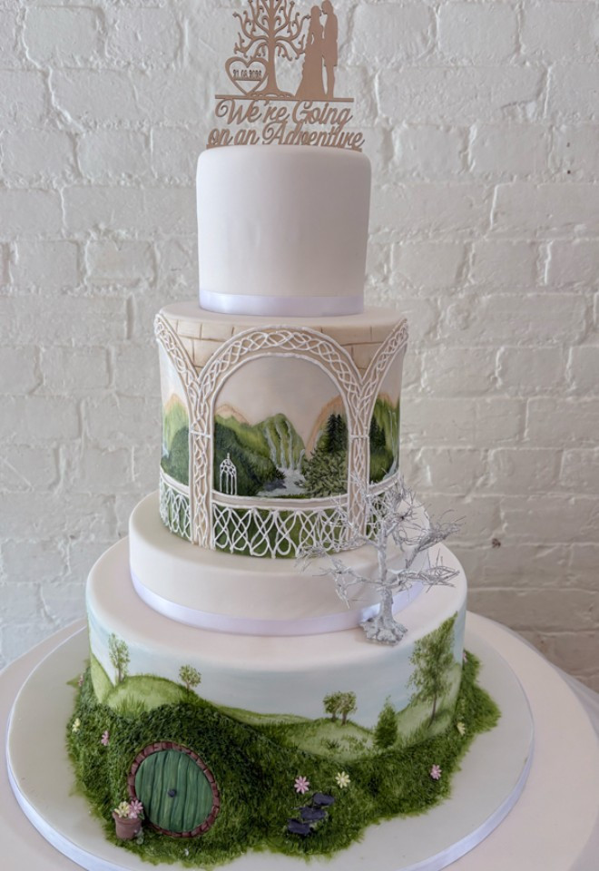 Hobbit Wedding Cake 