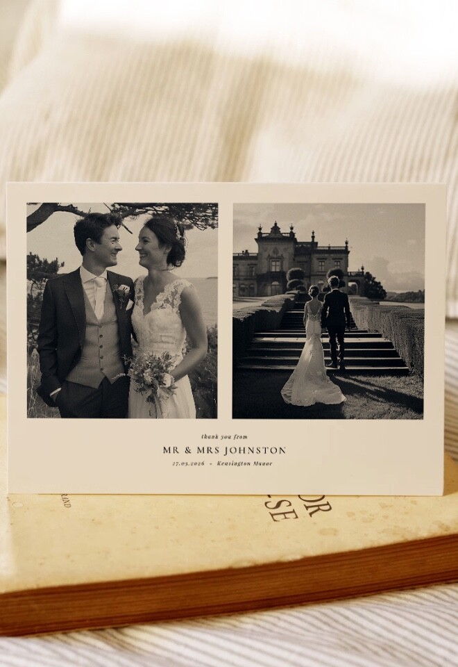 Wedding thank you card printing