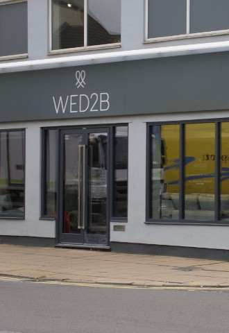 wed2b Northampton shop front