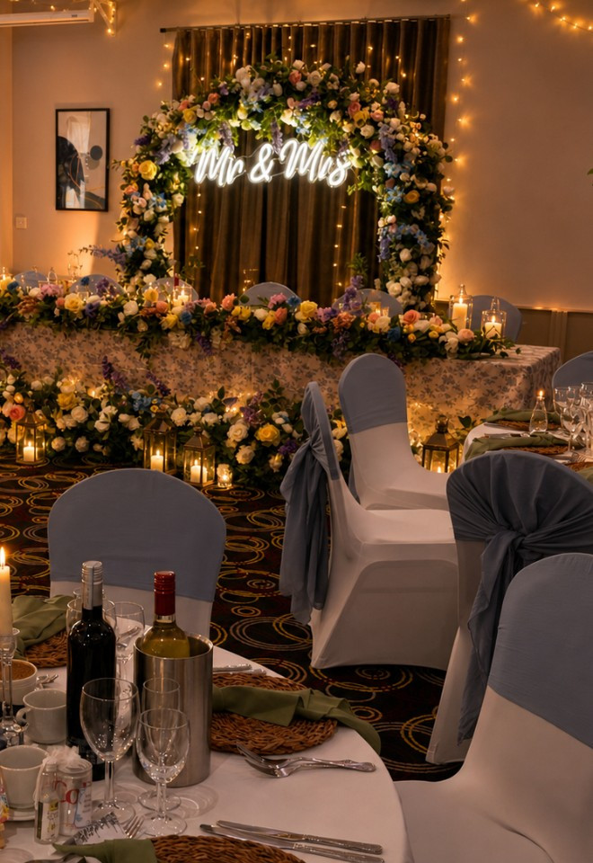 Alington Wedding Set up