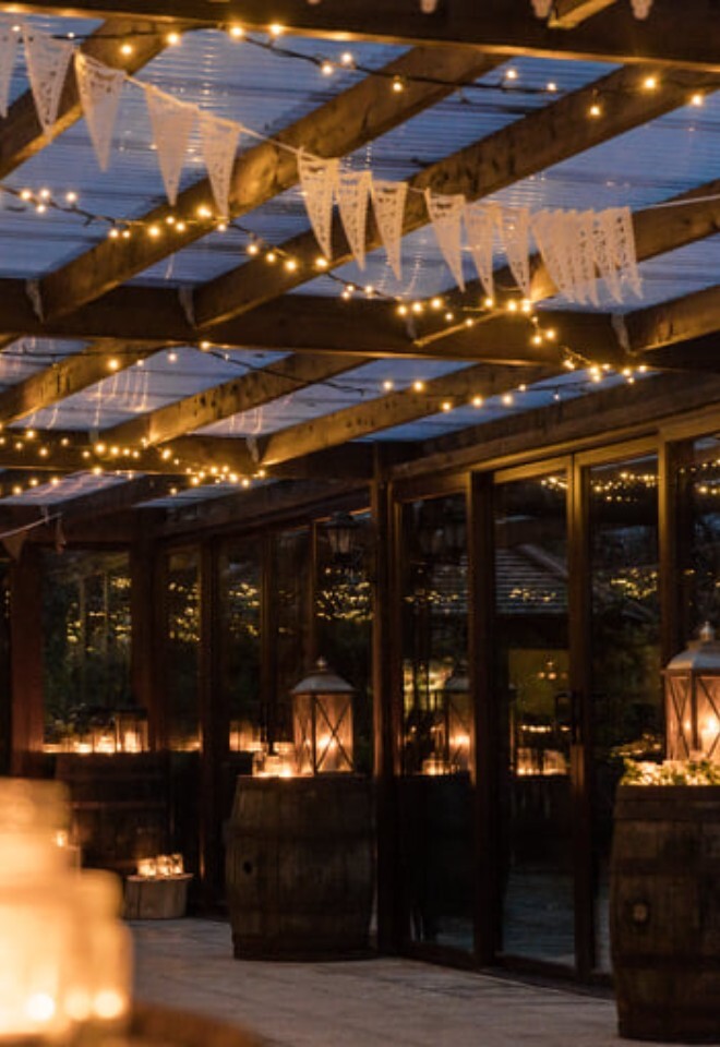 Romantic Candlelit Yarlington Barn Wedding Venue