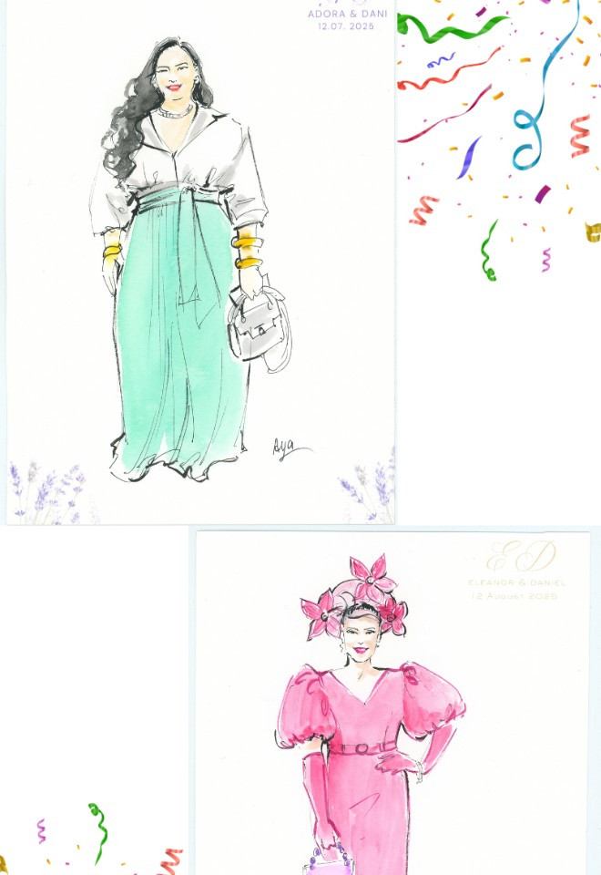 A5 LIVE GUEST ILLUSTRATIONS