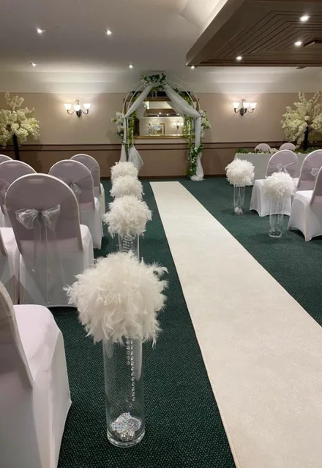 Macdonald suite ceremony set up