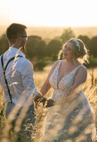 The happy couple. Lots of beautiful spaces for photos.