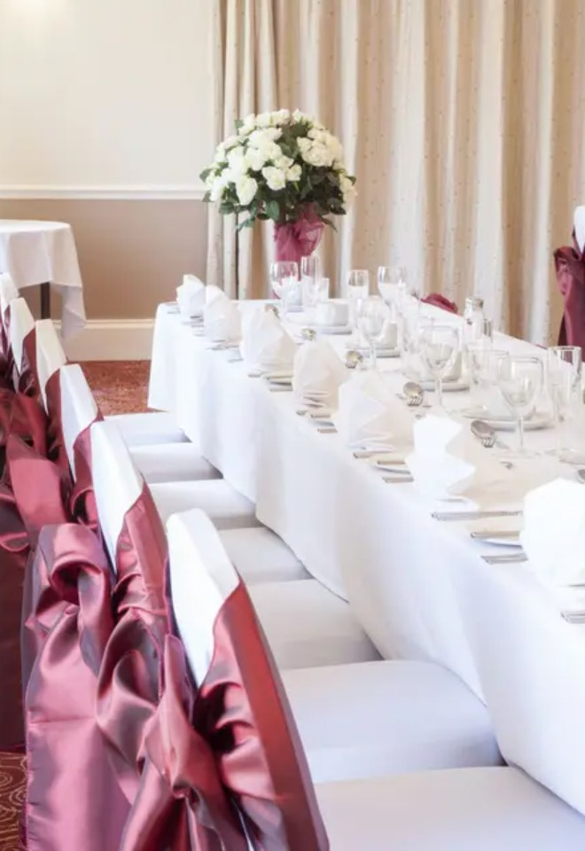 Top Table for Wedding Breakfast 