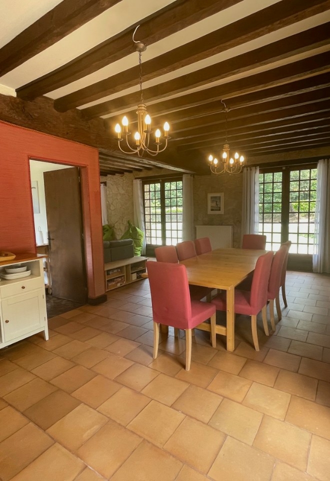 Dining room in gite
