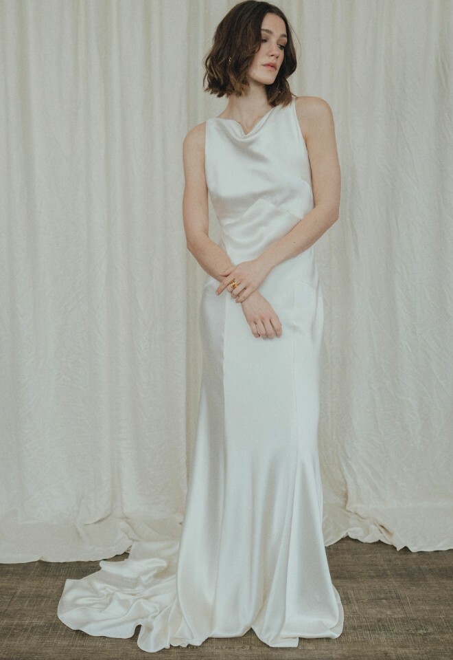 silk bridal wedding dress hampshire