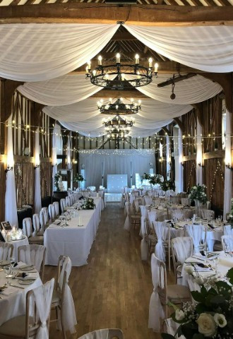 Wedding Breakfast Set-Up at Channels