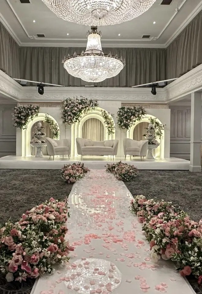 Ceremony Set Up in the Regency Suite at London Chigwell Prince Regent Hotel