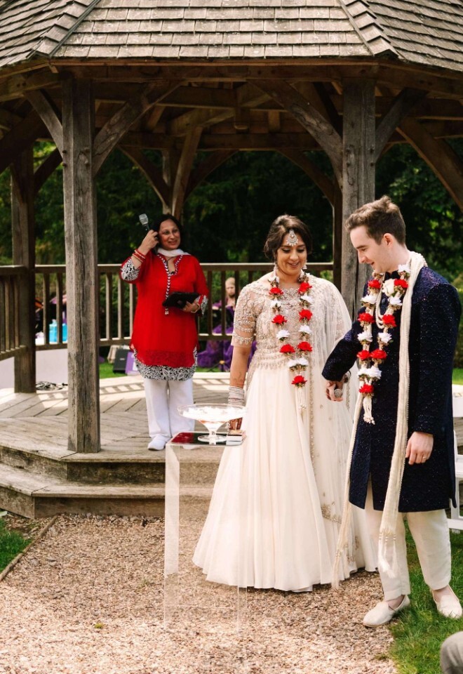 Fusion weddings, Sonal Dave wedding celebrant