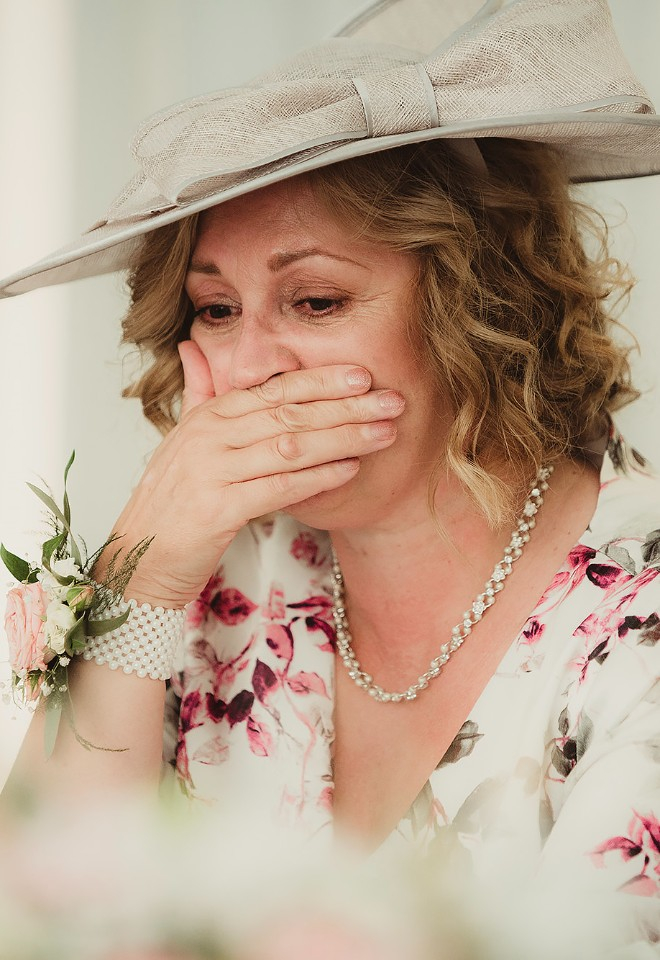 Mother of the bride emotions