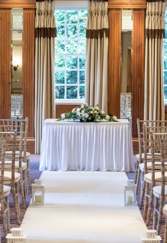 Manor Hotel Solihull Weddings Guernsey Ceremony