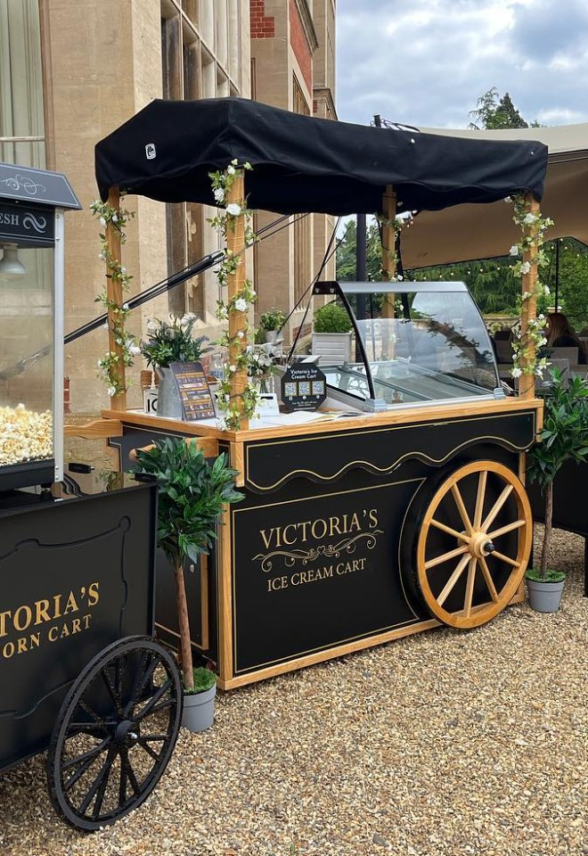 easthampstead park ice cream popcorn candy floss