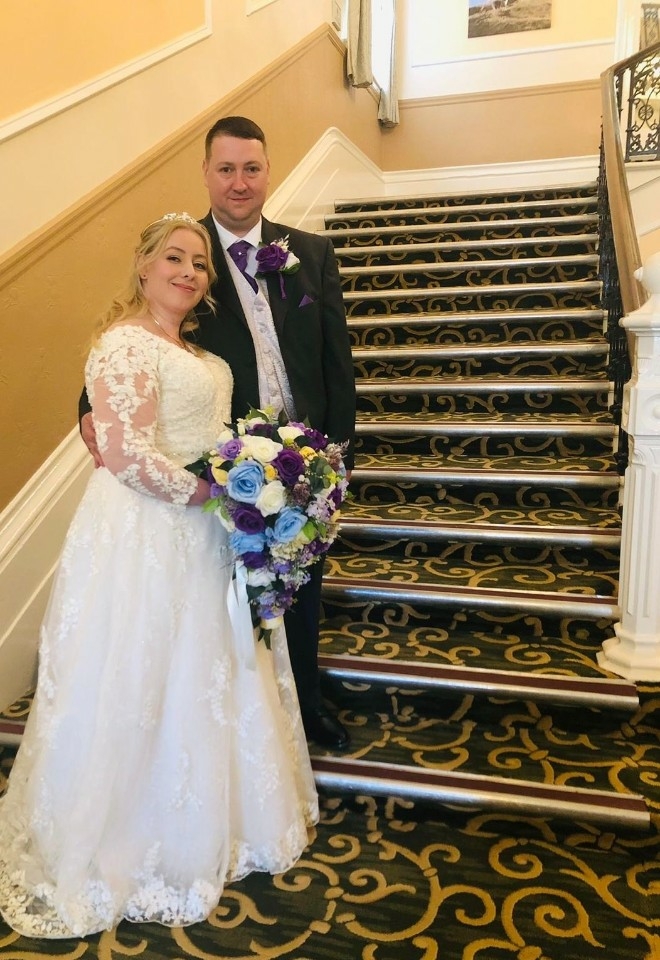 The Palace Hotel Buxton wedding staircase