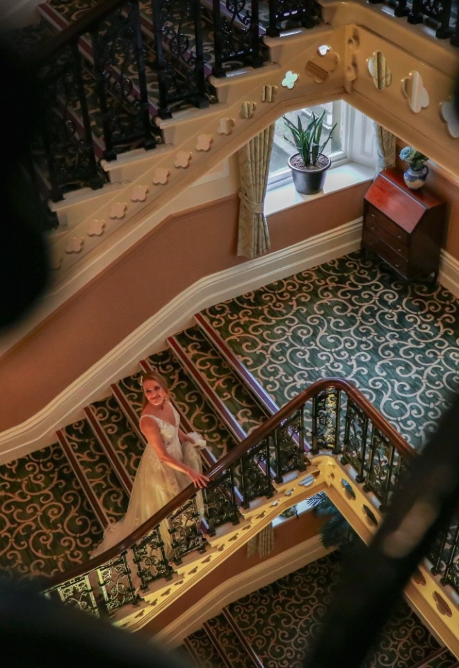 The Palace Hotel Buxton staircase