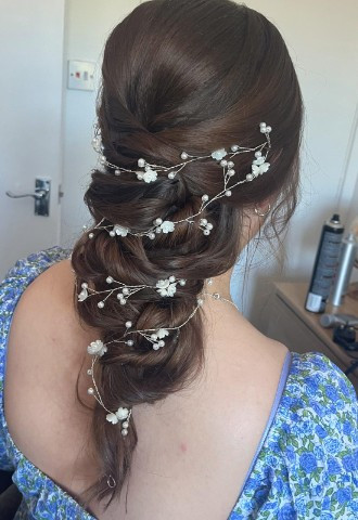 bridal hair