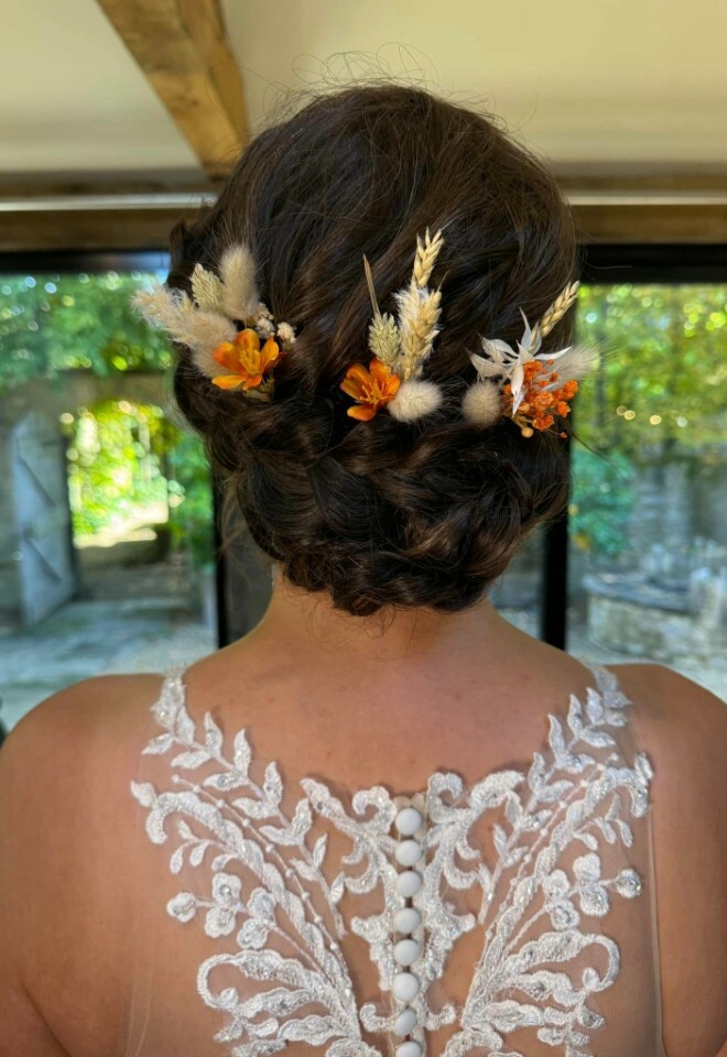 bridal hair by Hair and Makeup by Natasha Oxfordshire