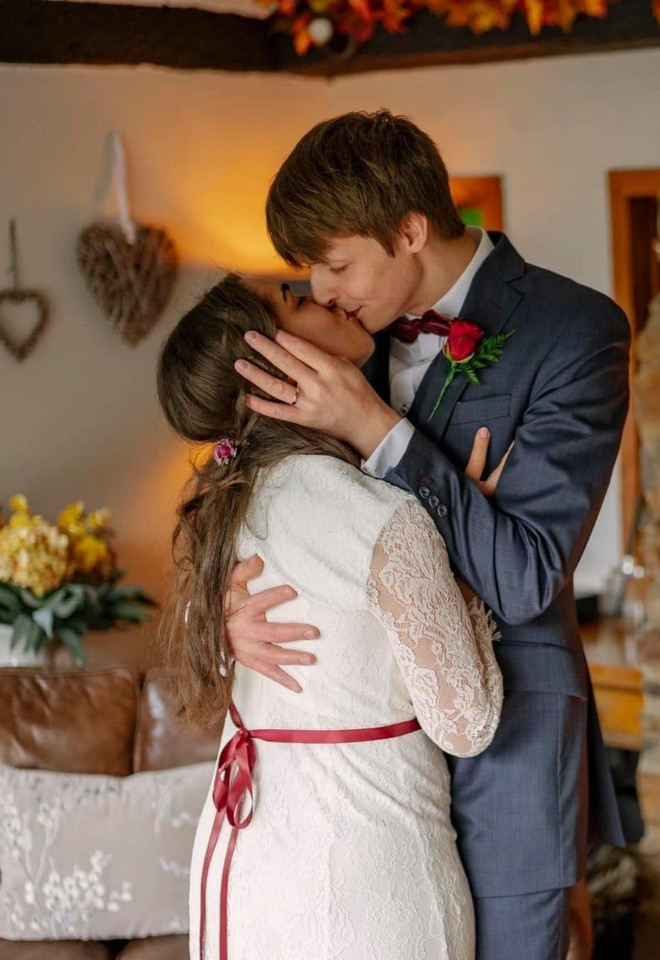 Elope with a roaring log fire