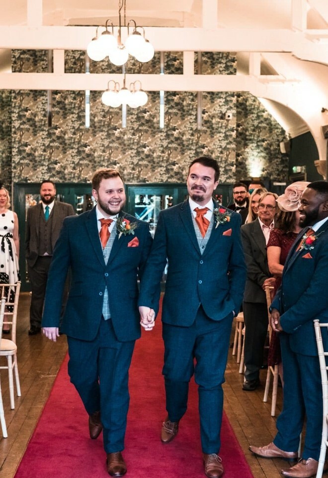 Wedding ceremony in our stunning Beaufort Restaurant