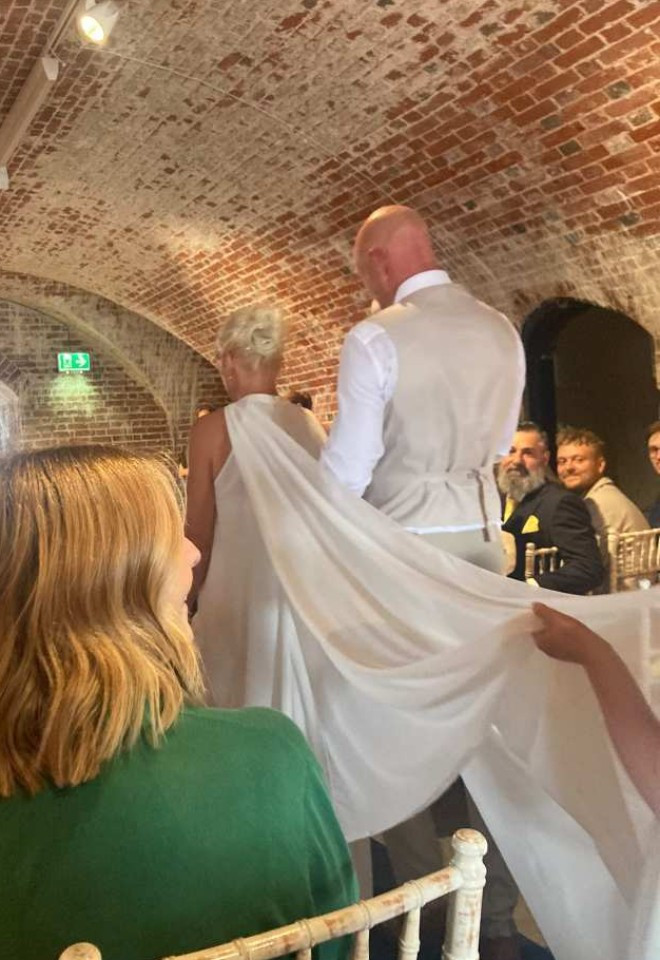 Walking down the aisle 