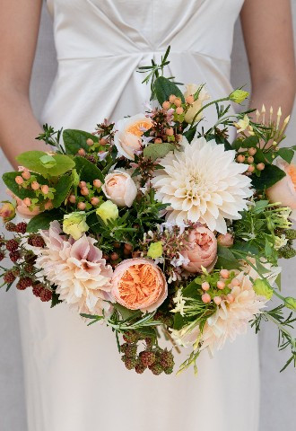 Natural wedding Flowers by The Real Flower Company