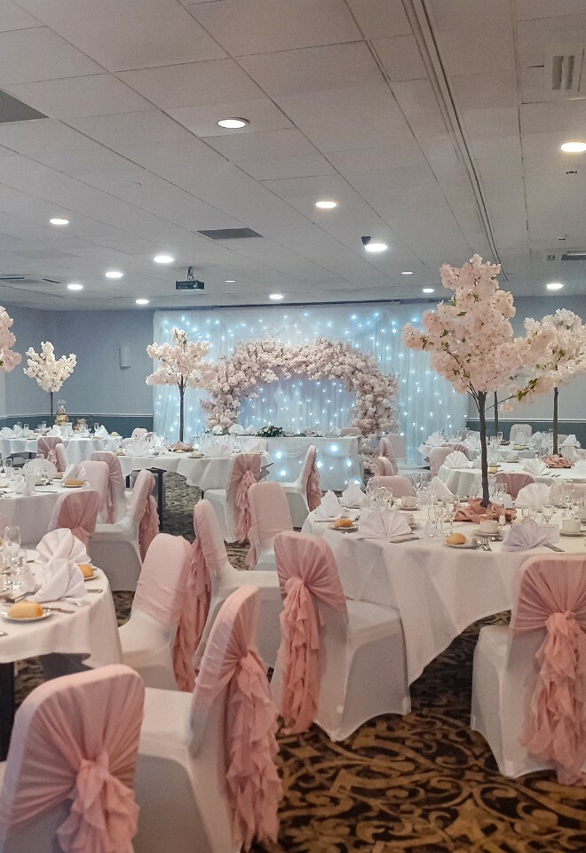 Stunning pink wedding in Rotherham