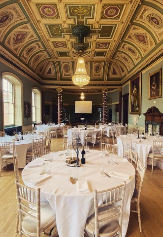 Small wedding breakfast at Worcester Guildhall