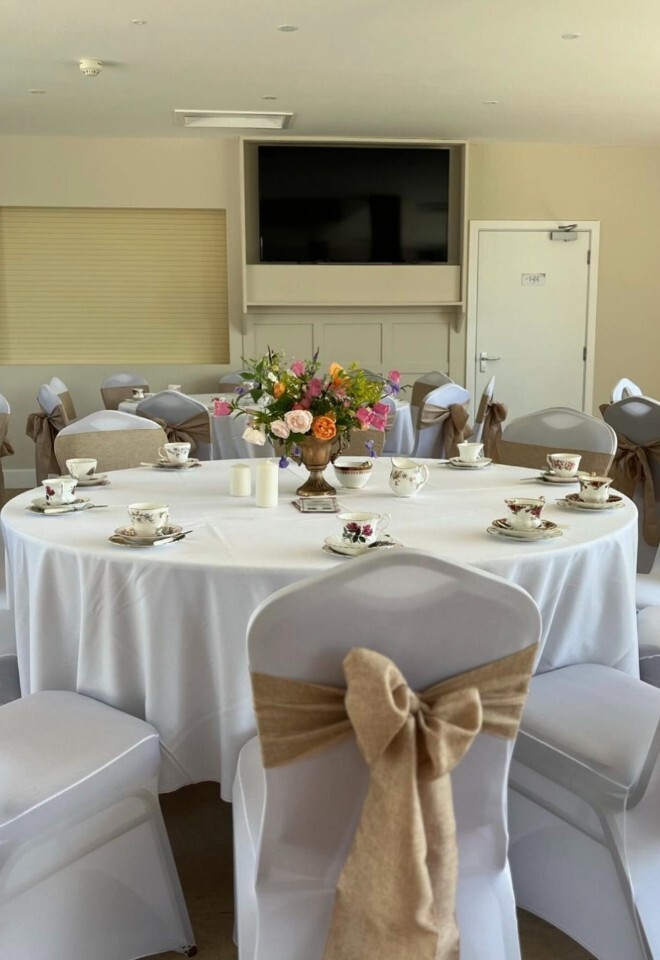 A wedding Breakfast - afternoon tea at The Clifden Arms