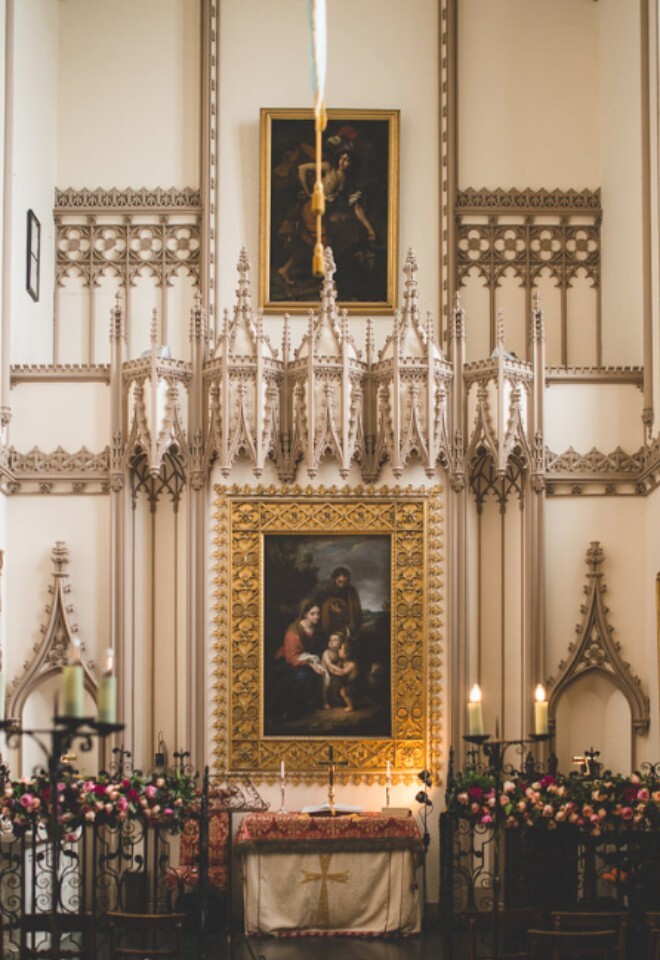 The Chapel at Belvoir Castle for Religious Ceremony