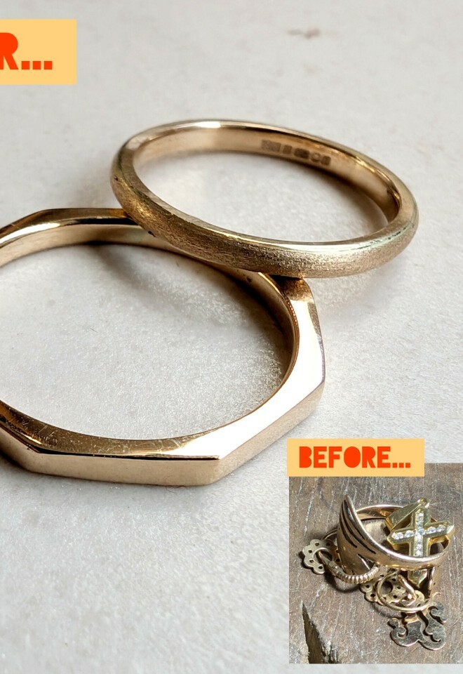recycled gold rings