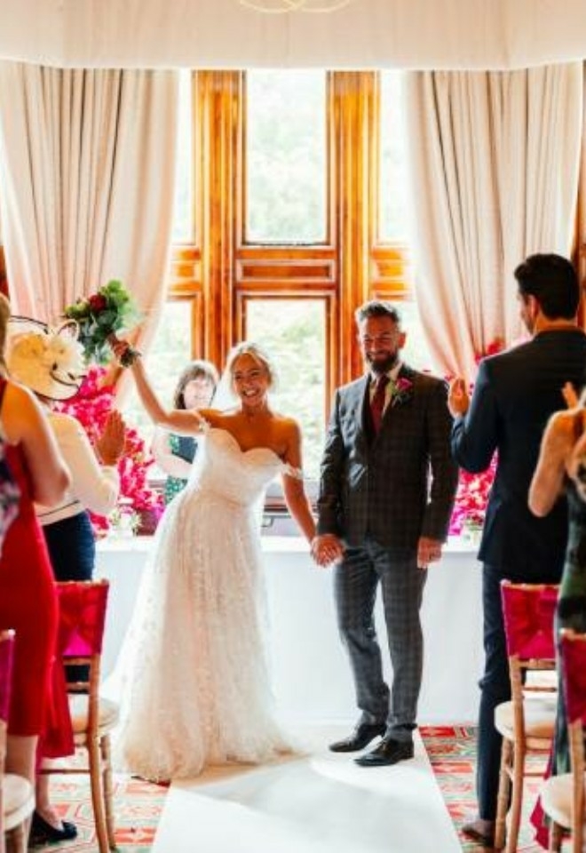 Indoor ceremony in the Somerleyton Suite- Sprowston Manor Norwich