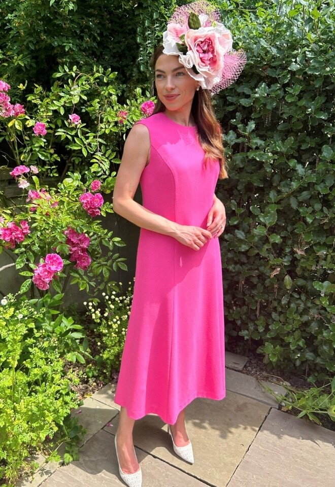 Floral Wedding Guest in Pink