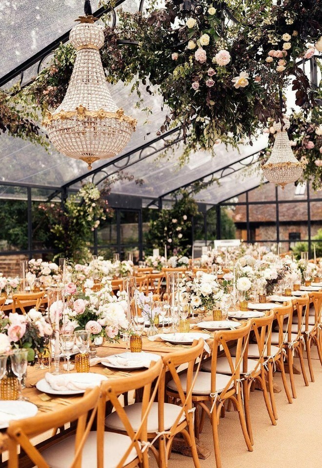 Table decor by WA Carr & Son