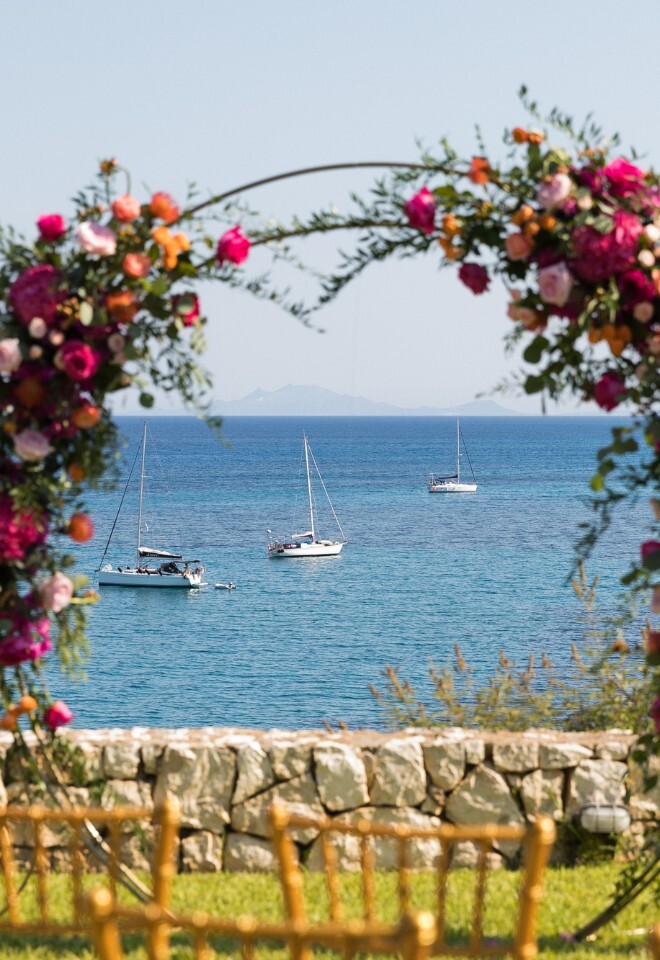 Villa Brio wedding venue by the Ionian Sea 