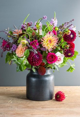 Purple Flowers by The Real Flower Company