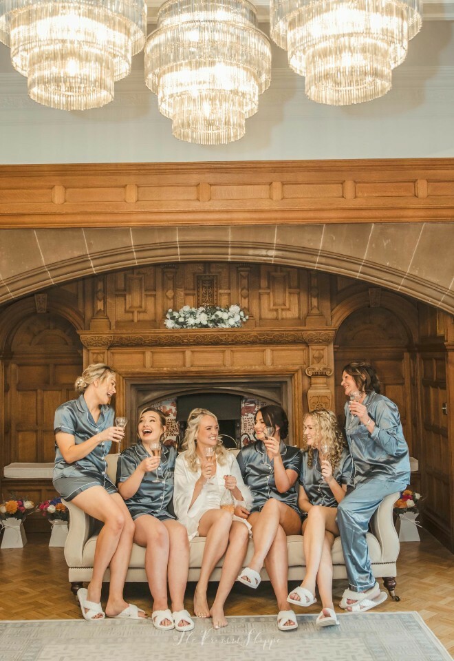 Bridal Party in the Getting Ready Room