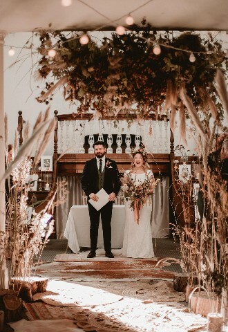 Wedding Ceremony at Kings Chapel in Amersham, Buckinghamshire