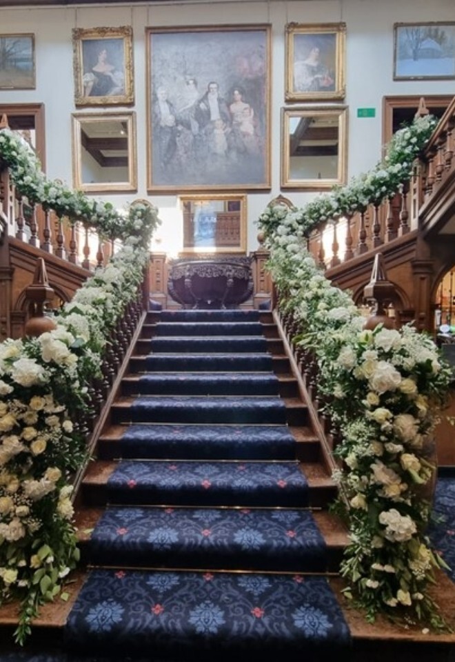 Fresh Bannister Florals at Chilston Park Hotel