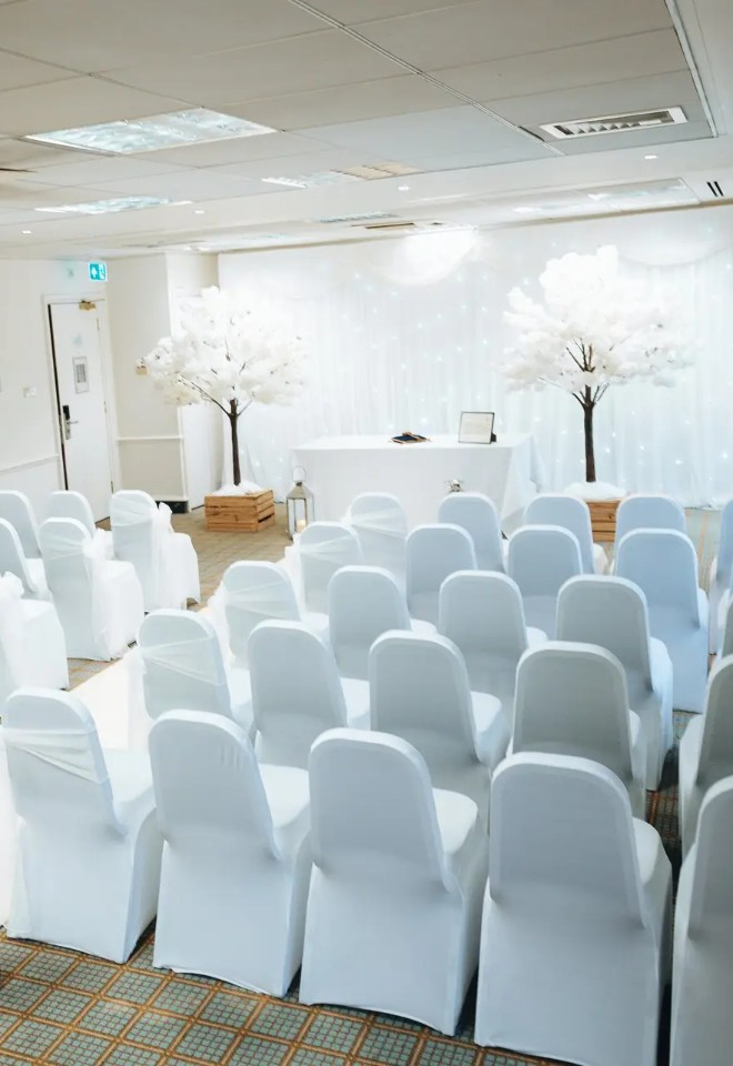 Contemporary wedding ceremony suites